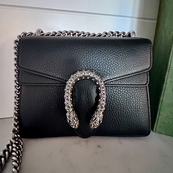 GUCCI Insane Dionysus Leather Crossbody Lock Front Handbag $3200!! w/ Box!! - Picture 1 of 9